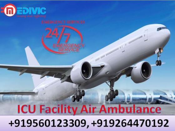 Medivic Aviation Air Ambulance is Available for 24/7 in Bangalore 